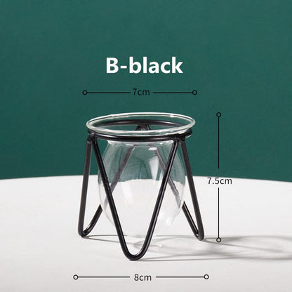 Transparente Glasvase Home Desktop Dekoration