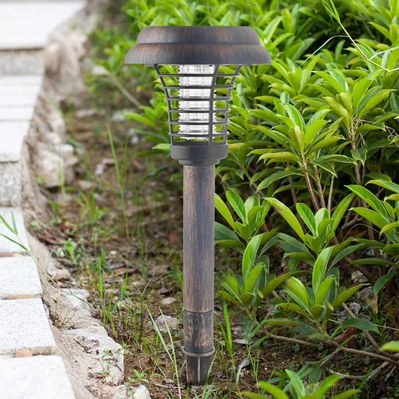 Solar Gartenleuchte mit Insektenvertreiber - LED Outdoor Lampe für Terrasse & Garten