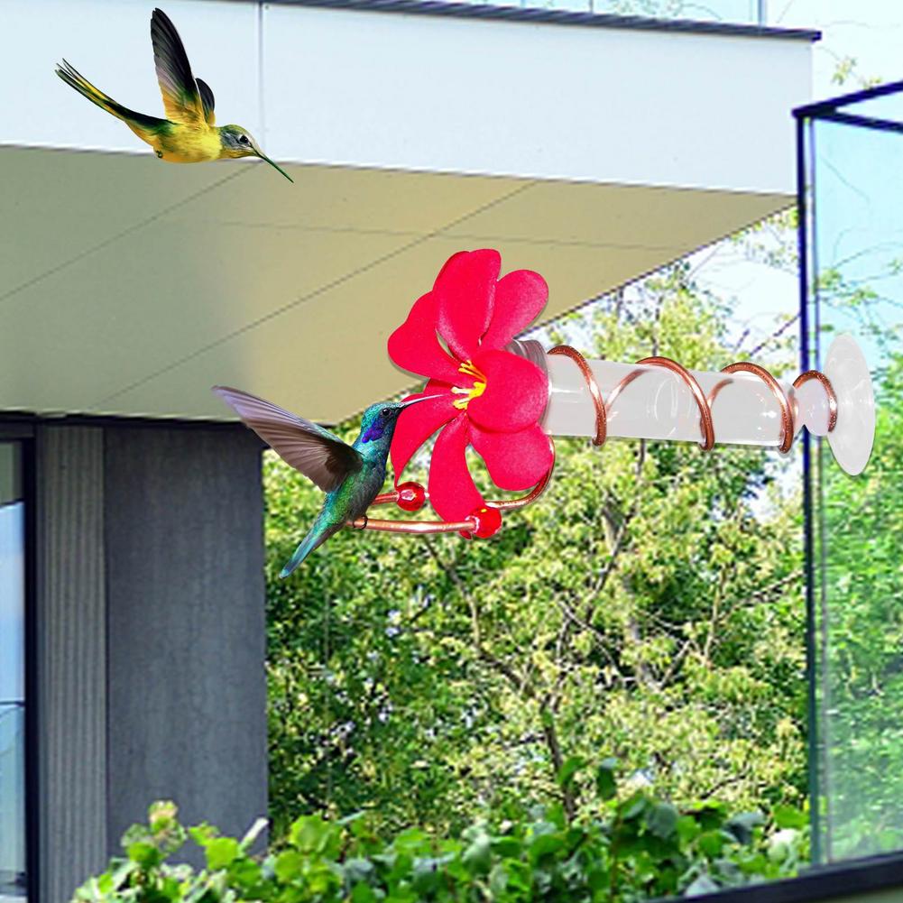 Blumenfenster Kolibri-Futterstation