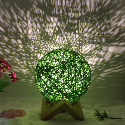 Garduru-Rattan-Tischlampe
