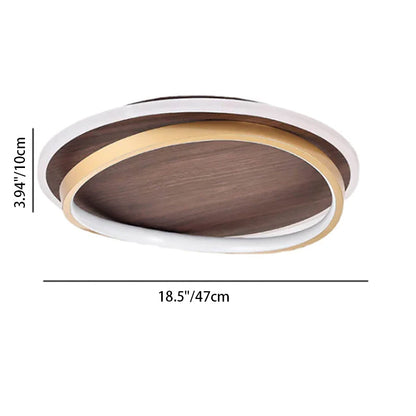 Garduru | Moderne Holz LED-Deckenlampe