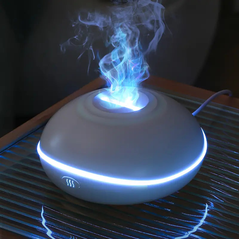 AuraFlame – Moderner Aroma-Diffusor mit atmosphärischem Flammenlicht