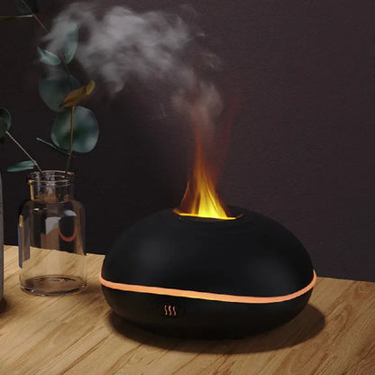 AuraFlame – Moderner Aroma-Diffusor mit atmosphärischem Flammenlicht