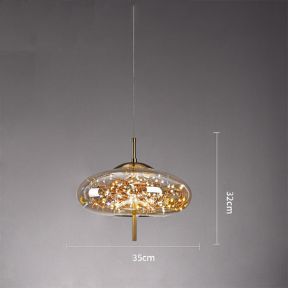 Pendelleuchte Glas Moderne LED Deckenleuchte