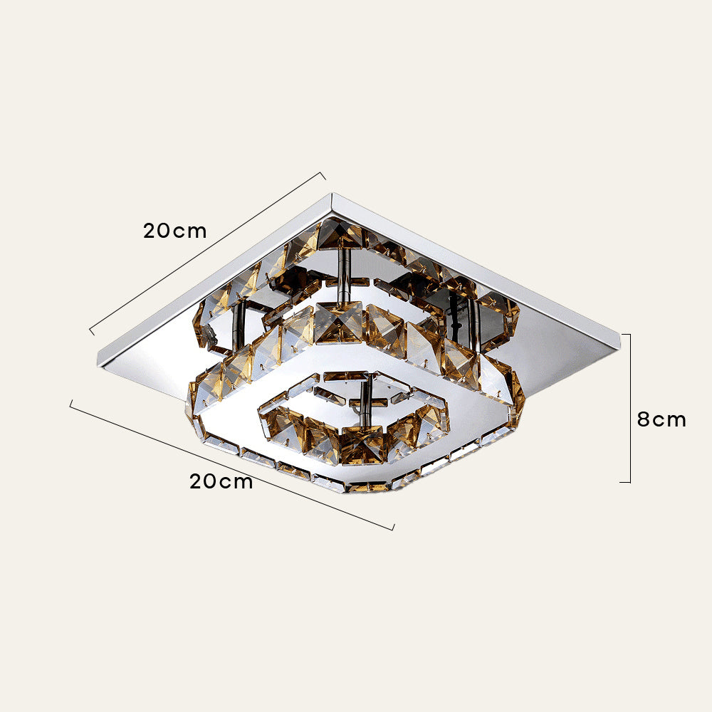 Deckenleuchte Kristall LED Modern Flush Fixture