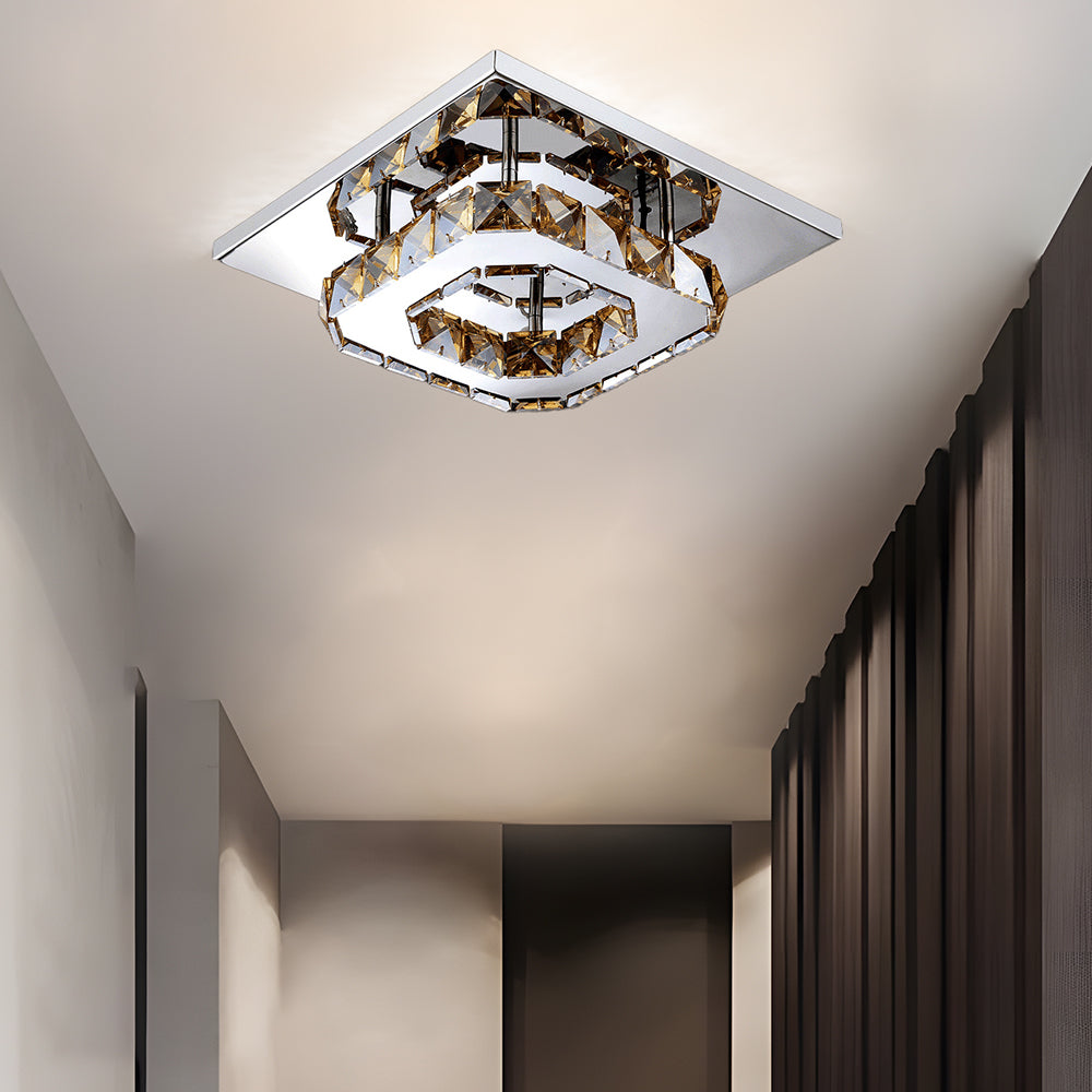 Deckenleuchte Kristall LED Modern Flush Fixture