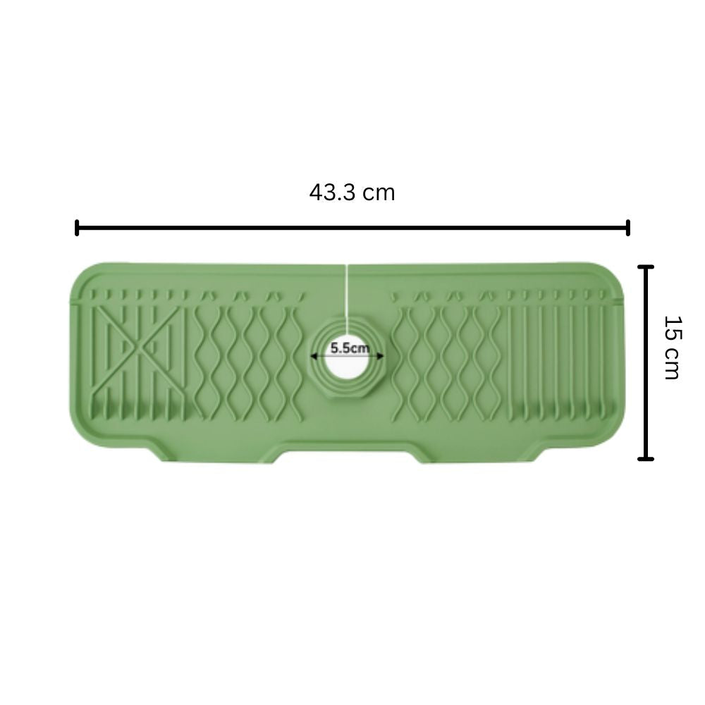 Aqua Slope Gummi Wasserhahn Spüle Matte