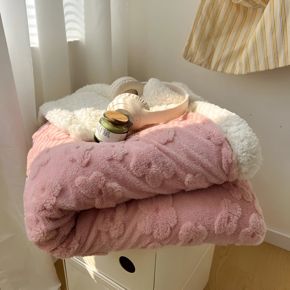 Cloud Flower Kuscheldecke