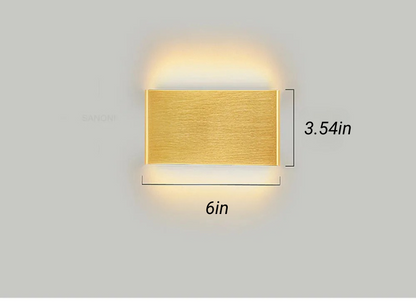 Aluminium Wandleuchte LED Badezimmer Wohnzimmer Wandmontierte Lampe