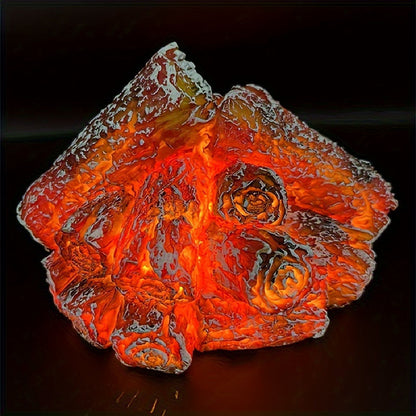 Gemütlicher Charme mit einer von einem Lagerfeuer inspirierten LED-Flammenlampe