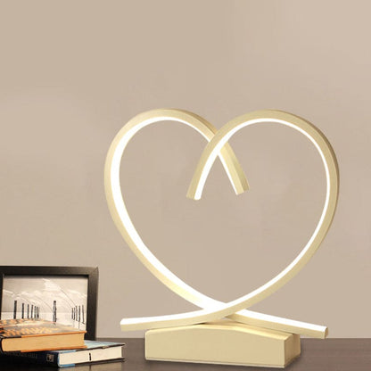 Herzförmige Tischlampe | HeartGlow