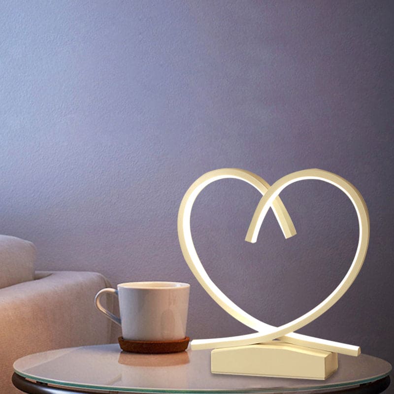Herzförmige Tischlampe | HeartGlow