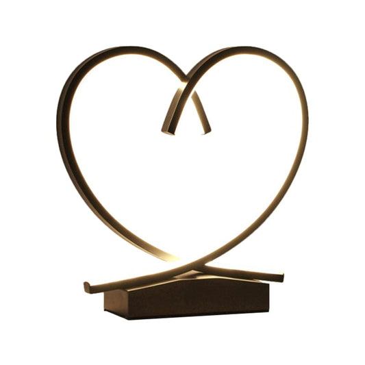 Herzförmige Tischlampe | HeartGlow