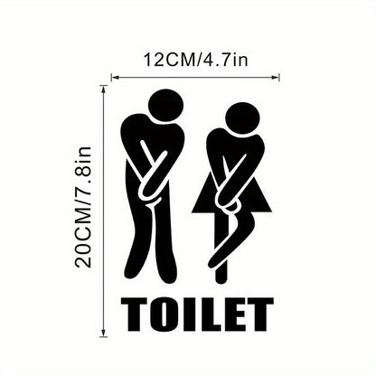 Fröhliche Toilettensticker – Für ein kreatives Badezimmer