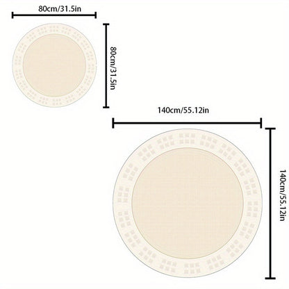 Harmonischer Teppich in Creme-Ton