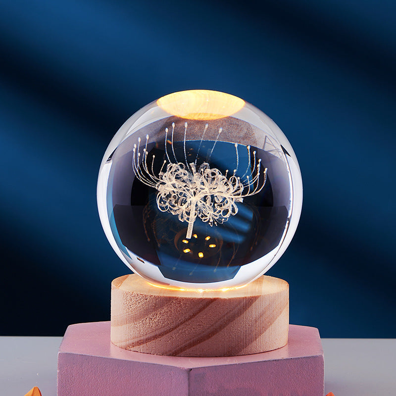 3D Kristall Nachtlicht Lampe für Dekoration - Magischer 3D Effekt