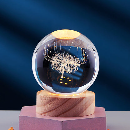 3D Kristall Nachtlicht Lampe für Dekoration - Magischer 3D Effekt