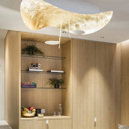 Deckenleuchte Goldblatt Moderne Pendelleuchte