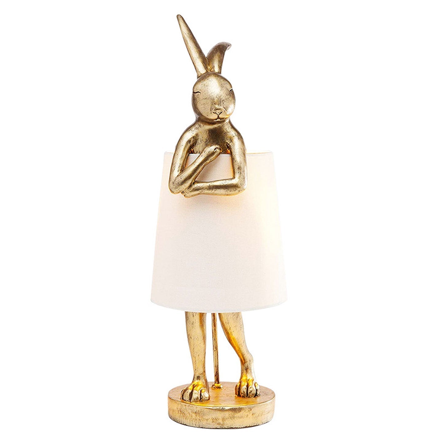 Garduru Nordic Rabbit LED Tischlampe | Kabellos | Stimmungslicht | Resin Design | Dekoration für Zuhause