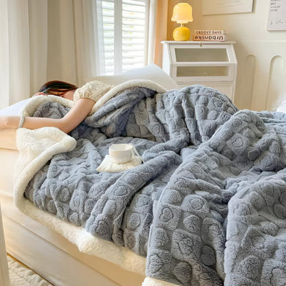 Cloud Warmth Sherpa Fleece-Decke
