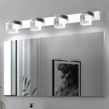 Moderne LED Wandleuchte Kristall Wandlampe Spiegel Dekor Beleuchtungseinrichtung