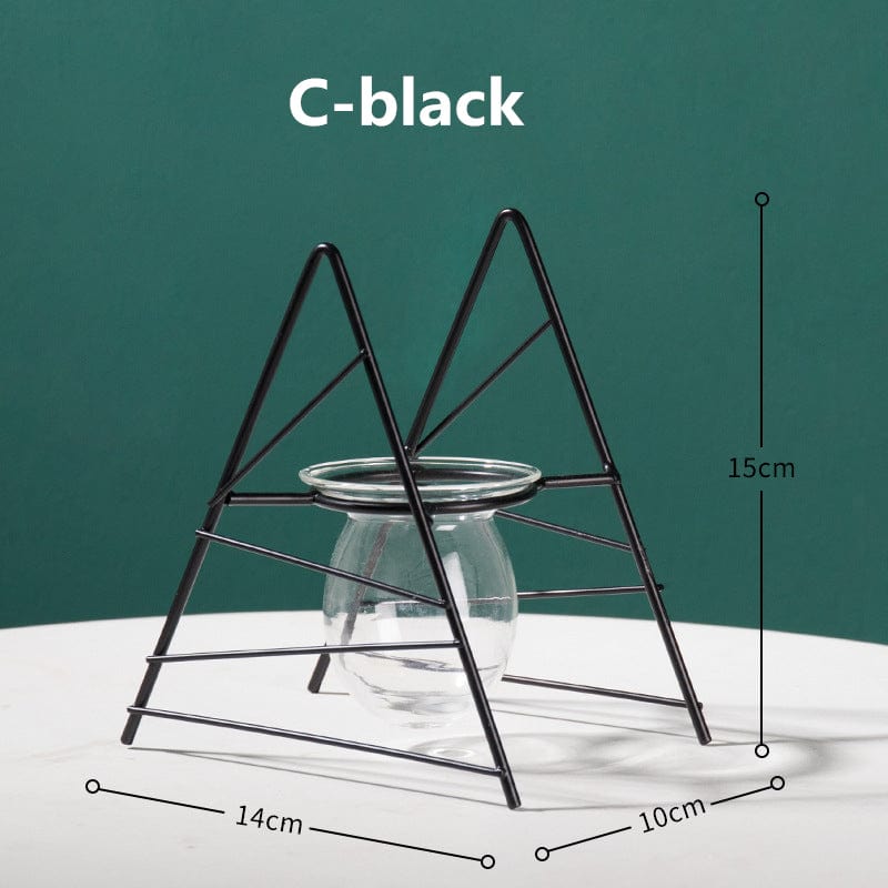 Transparente Glasvase Home Desktop Dekoration