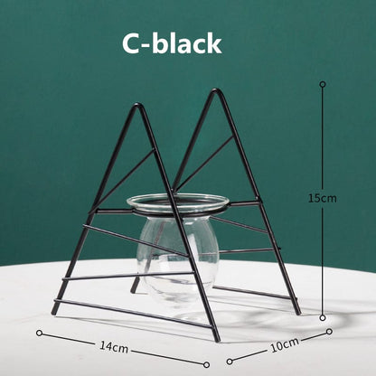 Transparente Glasvase Home Desktop Dekoration