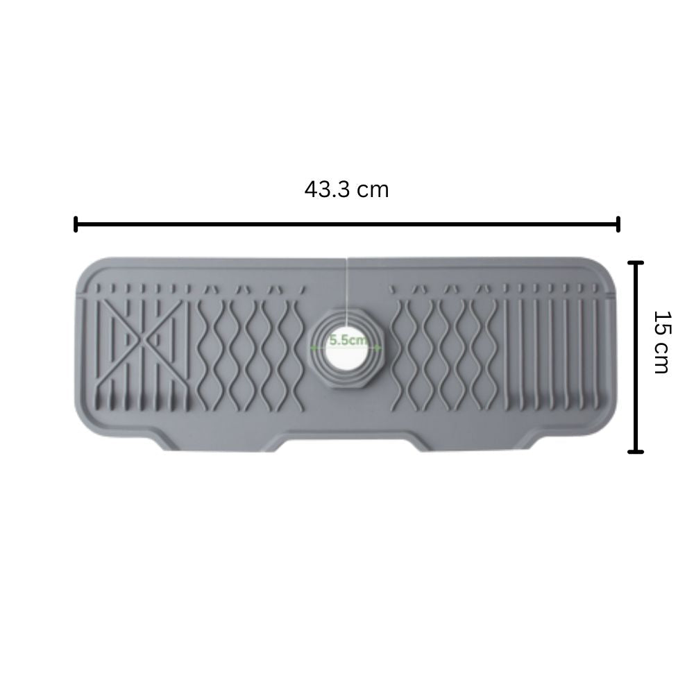 Aqua Slope Gummi Wasserhahn Spüle Matte