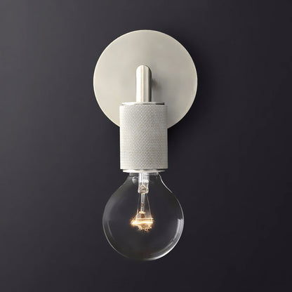 Wandleuchte Messing Metall Doppelbulb Wandlampe