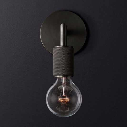 Wandleuchte Messing Metall Doppelbulb Wandlampe