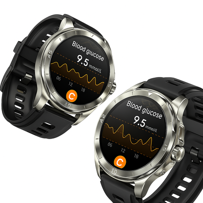 Smartwatch Gesundheits-Tracker Glukosemonitor Uhr