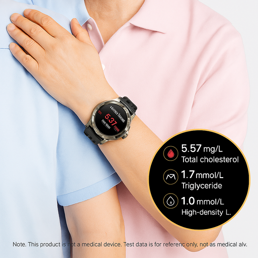 Smartwatch Gesundheits-Tracker Glukosemonitor Uhr