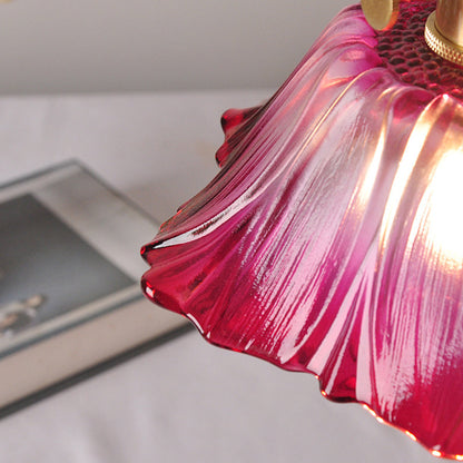 Vintage Florale Glas Pendelleuchte für das Esszimmer - Elegantes Retro-Design zur Beleuchtung Ihres Raumes