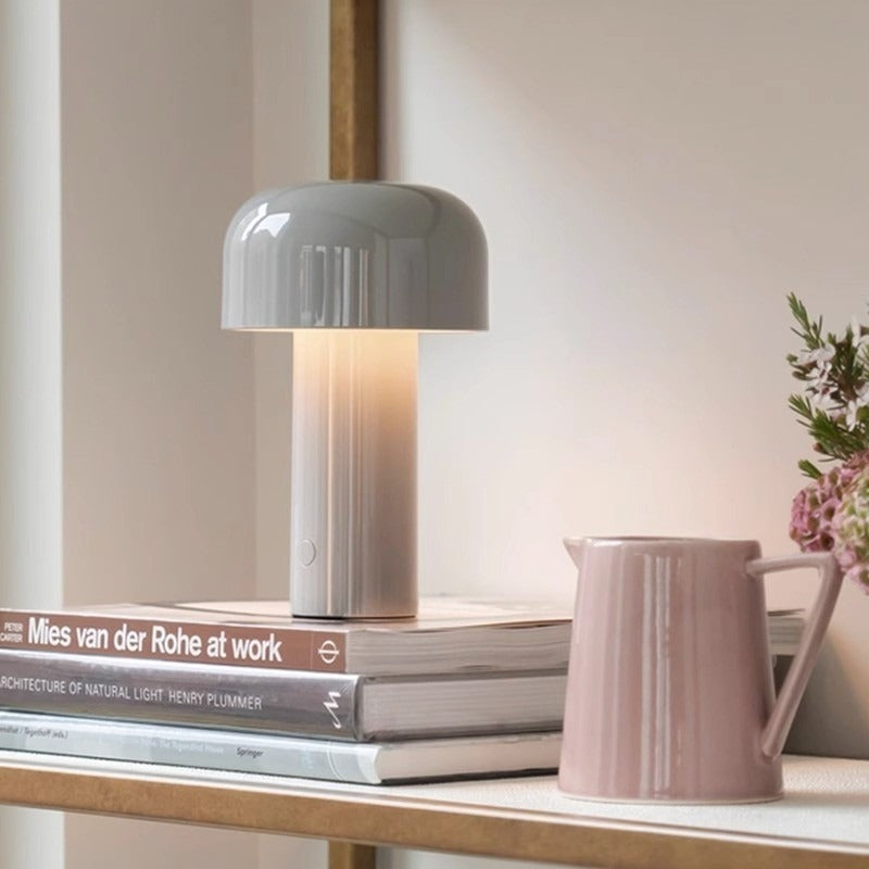 GlowMush - USB wiederaufladbare Nachttischlampe mit dimmbarem Licht