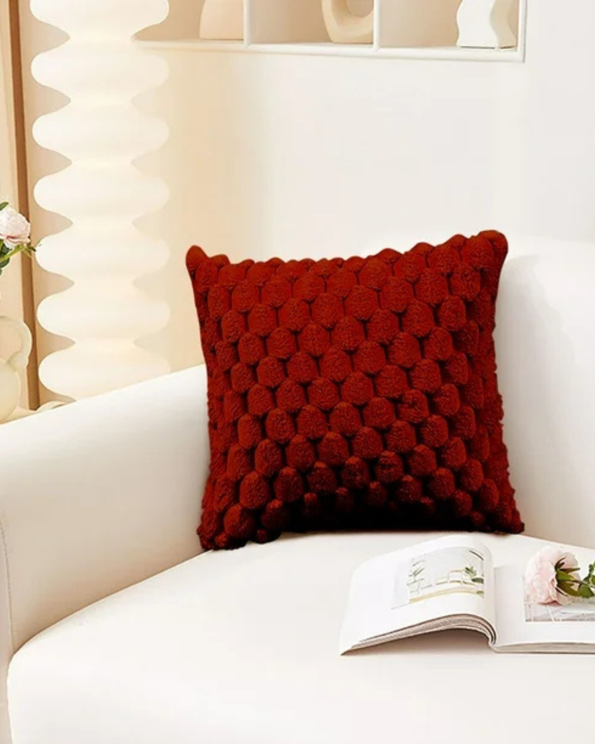 Embrace – Luxuriöses Dekokissen mit üppiger Textur für ein anspruchsvolles Interieur