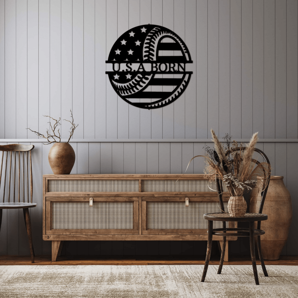 Amerikas Lieblingsbeschäftigung - Metallschild