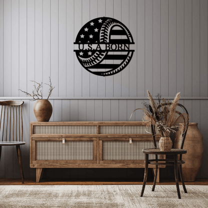 Amerikas Lieblingsbeschäftigung - Metallschild