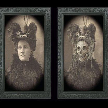 3D Halloween Gesicht Verändernde Geist Porträt