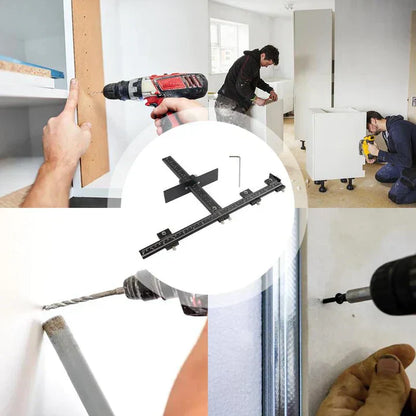 Präzisions-Schablone für Exakte Bohrungen und Installationen