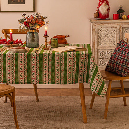 Xmas Geschenktischdecke Feiertagsdekoration Tischbezug