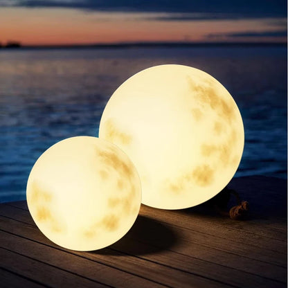 Garduru Mond Gartenlampe | Stimmungsvolles Licht für Außenbereiche | Wetterfest | Solarbetrieben
