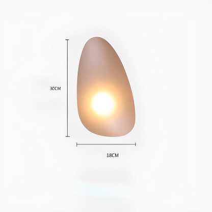 Garduru Light – Nordische Kieselstein-Style LED-Wandleuchte
