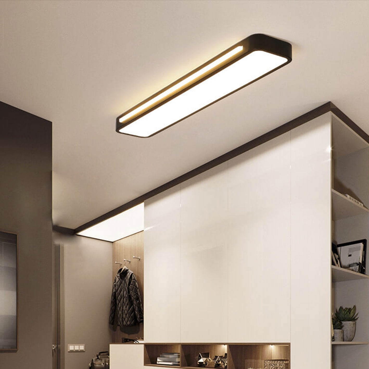 Garduru Nordic Minimalist LED Deckenleuchte | Modernes Design | Energieeffizient | Flush Mount | Perfekt für Zuhause