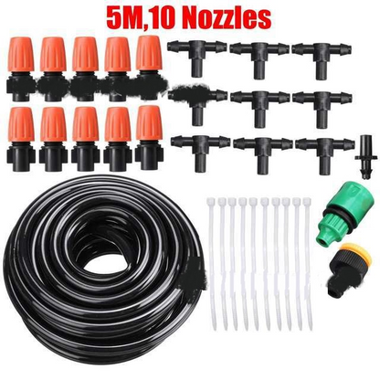 Automatisches Bewässerungssystem für die Tropfbewässerung von Gartenpflanzen