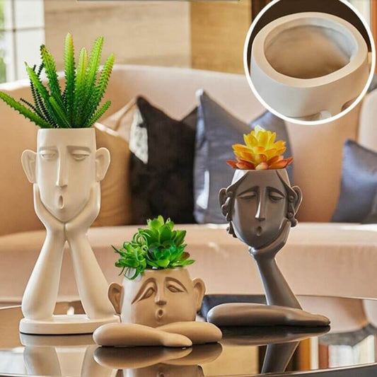 Face Vace | Skulptur Blumenvase