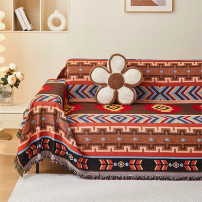 Boho Geometrische Schönheit Sofaabdeckung