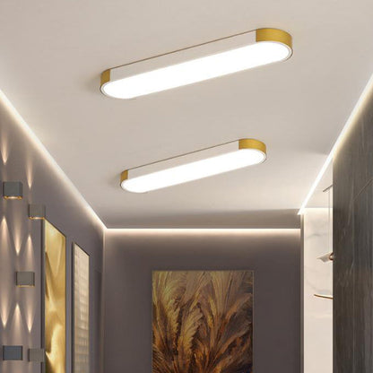 Garduru Minimalistische LED Deckenleuchte | Rechteckige Ringform | Dimmbar & Modernes Design