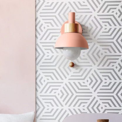 Wandleuchte Modern Bunte Metall-Kugel-Schirm