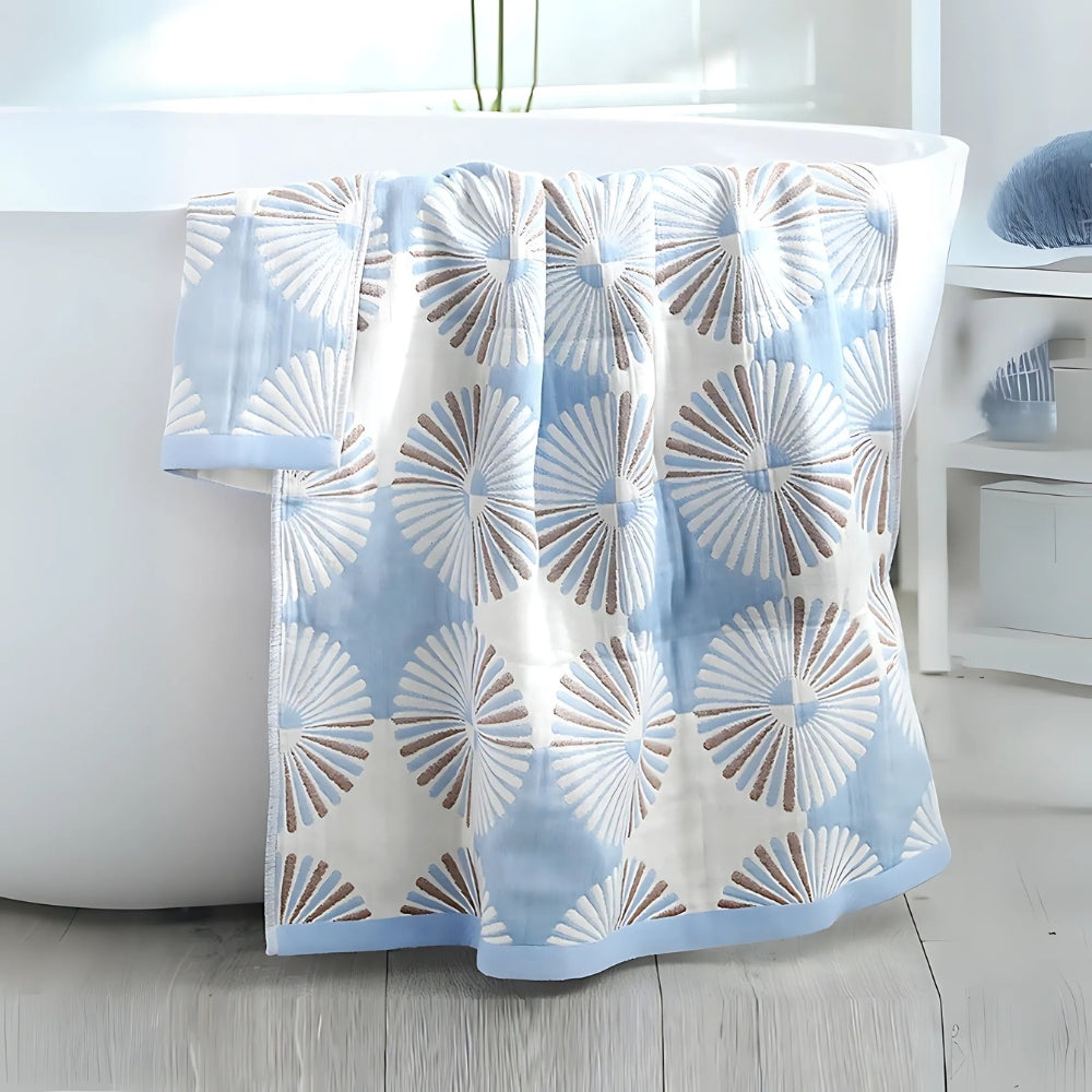 Dahlia Blossom Baumwollbadetuch