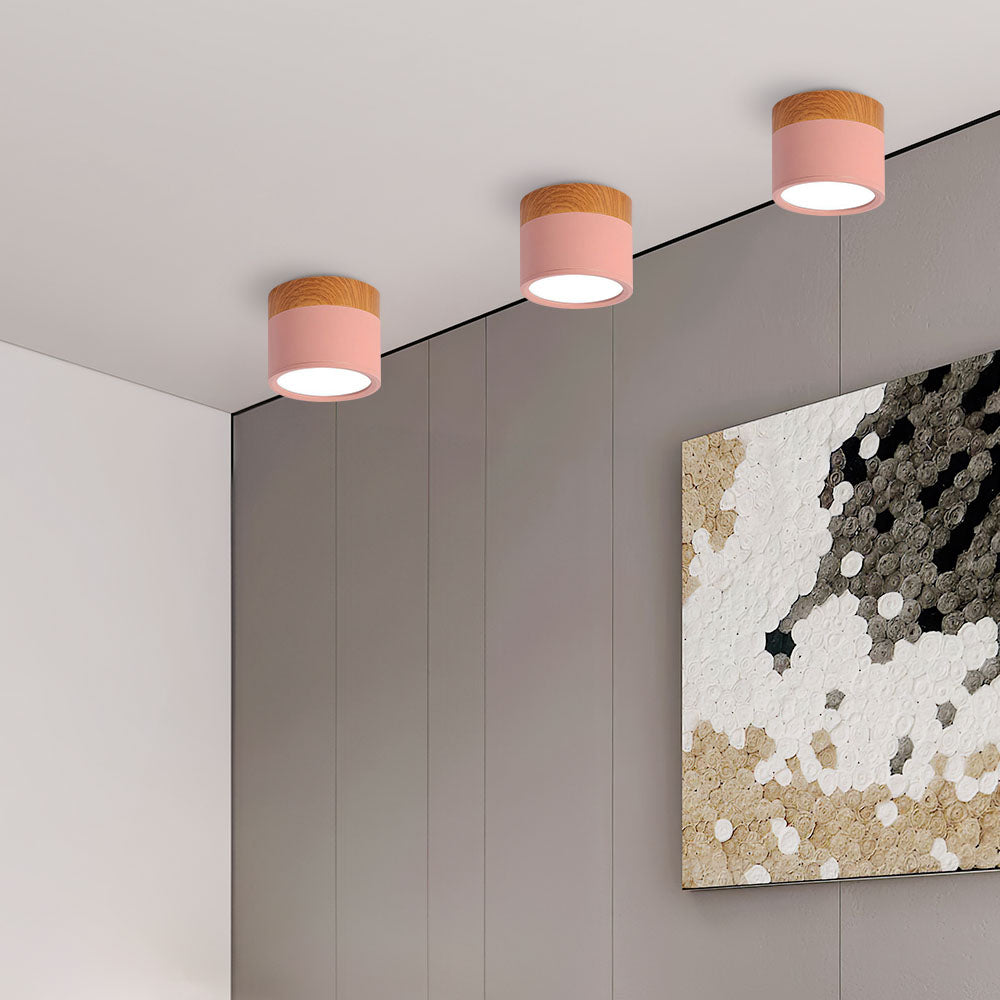 LED-Deckenleuchte Modern Aufputz Zylinder